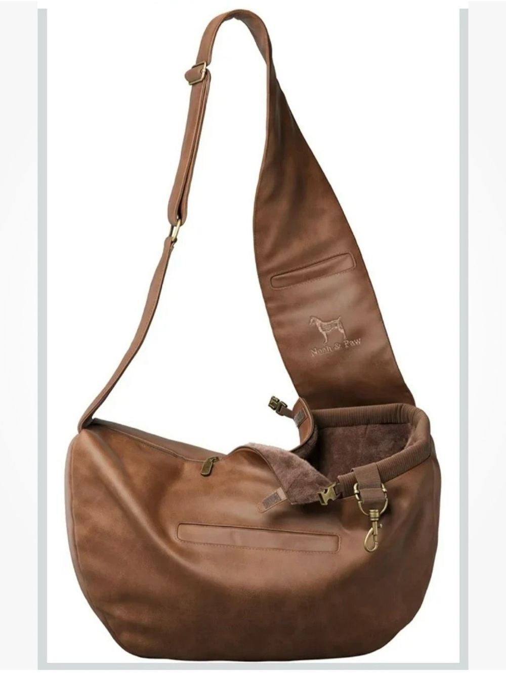NWOT Noah and Paw Satchel/Carrier -soft lining - Picture 2 of 11